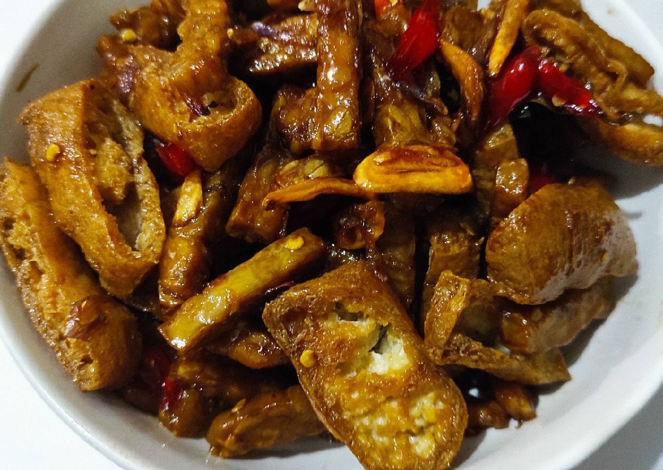 Kering Tempe Tahu Pong