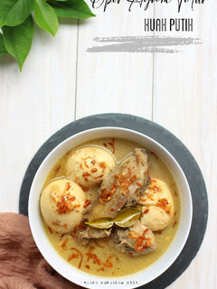 Foto resep Opor Ayam Telur Kuah Putih