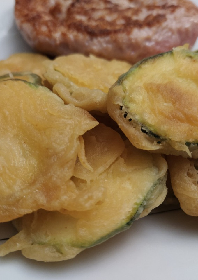 Una foto de Calabacín en tempura