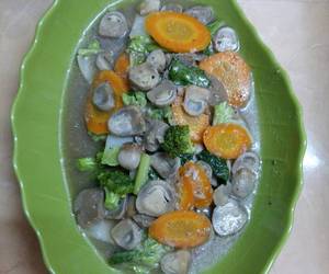 Resep Mudah Capcay jamur  tiram Ala Warung