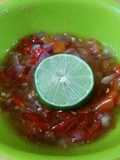 Sambal Dabu Dabu Lemong