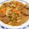 Ternera con champiñones