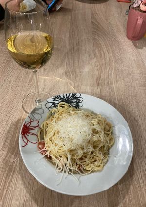 Királyrákos tejszínes spagetti recept fotója