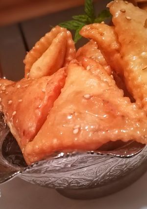 صورة لوصفة صامصة العجين التقليدية، معسلة