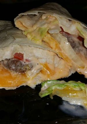 A picture of Big Mac Quesadillas .