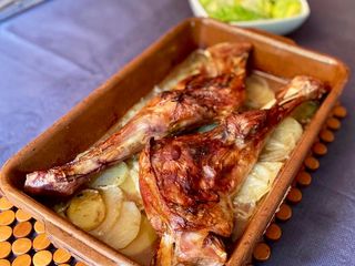 Paletilla de cordero lechal al horno