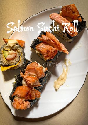 Foto resep Salmon Sushi Roll