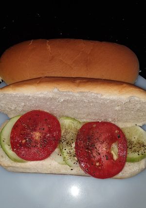 A picture of Salad Roll#15minsorlesscooking challenge.