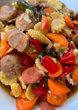 Foto resep Tumis jagung muda
