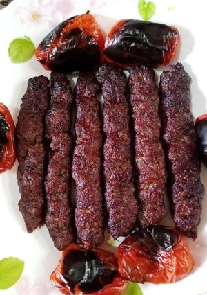 عکسی از دستور کباب کوبیده