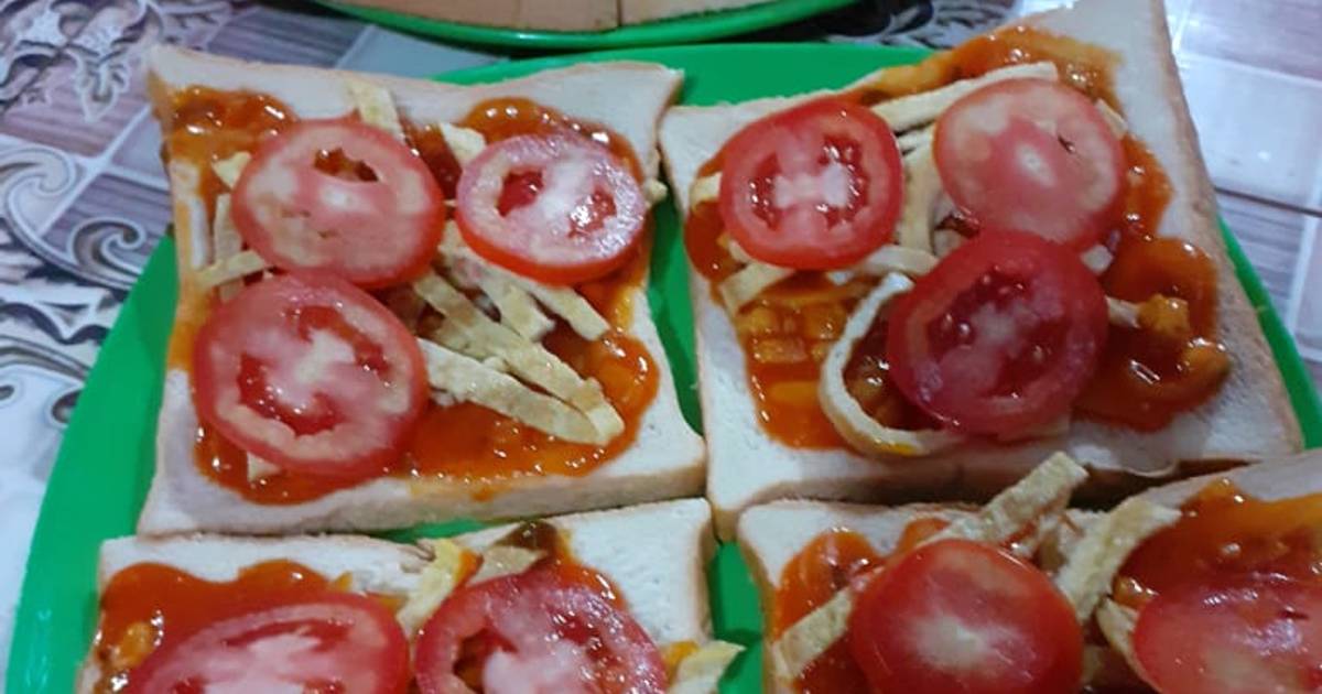 Resep Roti bakar saos ayam 😋 oleh Mama Arfan - Cookpad