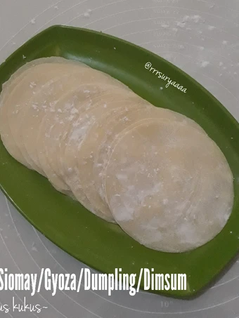 Langkah Gampang Membuat Resep Kulit Siomay/Gyoza/ Dumpling/Dimsum (khusus kukus) yang Lezat Sekali Anti Ribet, Sempurna