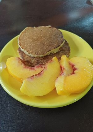Una foto de Pancakes de avena