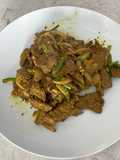 Stir Fried Beef Liver with Fresh Turmeric
