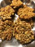 Galletas de avena y manzana