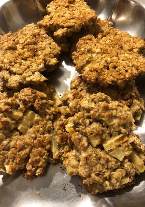Una foto de Galletas de avena y manzana