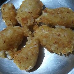 Sabudana cutlet A picture of Sabudana cutlet.