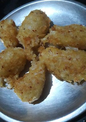 A picture of Sabudana cutlet.