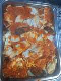 Ravioles Caseros Rellenos de Pollo, Mortadela y Espinaca con Salsa de Pollo
