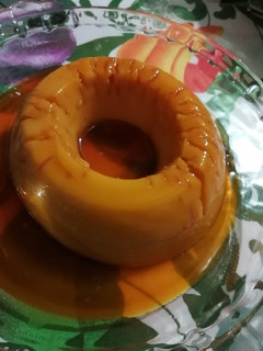 Una foto de Flan