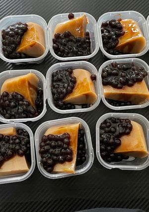 Foto resep Pudding Milktea Boba