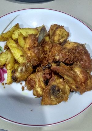 Foto resep Ungkep ayam & kentang