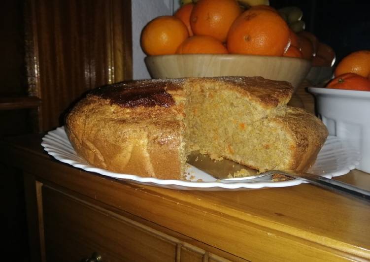 Bizcocho de zanahoria y coco