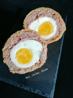 Una foto de Huevos a la escocesa