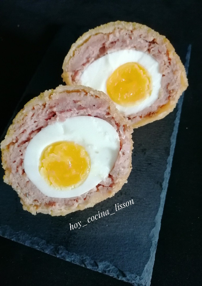 Una foto de Huevos a la escocesa