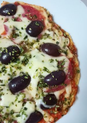Una foto de Masa de Coliflor para Pizza/ Método Grez/Cetogénica