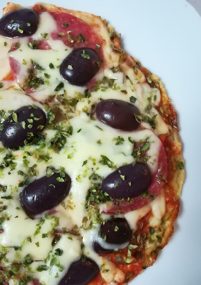Una foto de Masa de Coliflor para Pizza/ Método Grez/Cetogénica