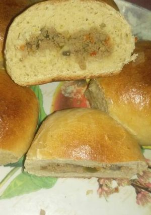 A picture of Sttufed bread.