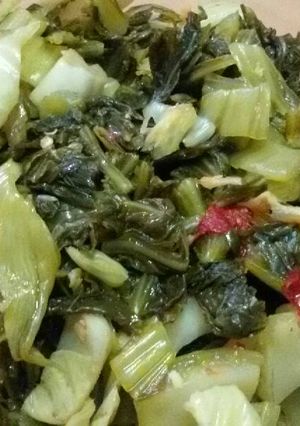 Hình của món Kim chi cải chua.