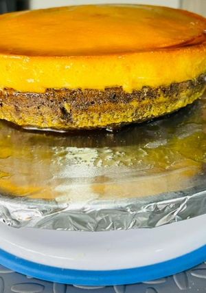 Una foto de Choco flan (pastel imposible)