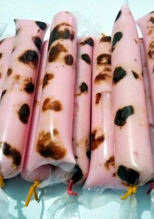 Foto resep Es Lilin Choki Choki simple