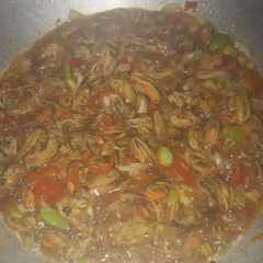 Foto resep Tumis kerang pete