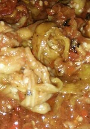 Foto resep Terong panjang bakar sambel mentah