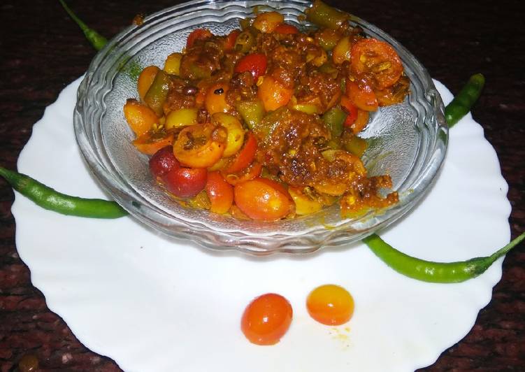 Steps to Make Super Quick Homemade Instant karaunde or mirch ka achaar