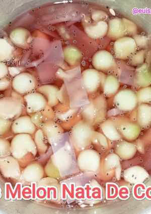 Foto resep Es Melon Nata De Coco