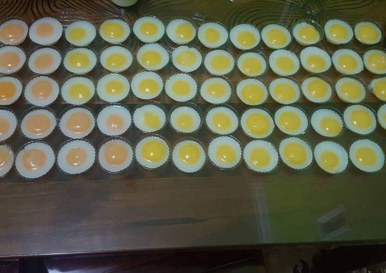 Puding telur mata sapi
