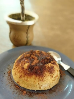 Una foto de Budín de manzana exprés (y sin harina!!)
