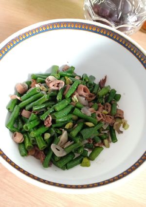 Foto resep Oseng cumi + kacang panjang + pete