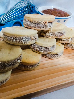 Una foto de Alfajores con Chancaca