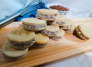 Una foto de Alfajores con Chancaca