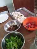 Fajitas Caseras de Conejo acaramelado y Verduras