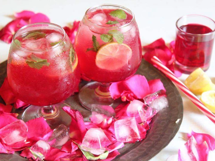 Easy Steps to Make Rose Lemonade with homemade rose syrup the Perfect You can take Joss in your mouth