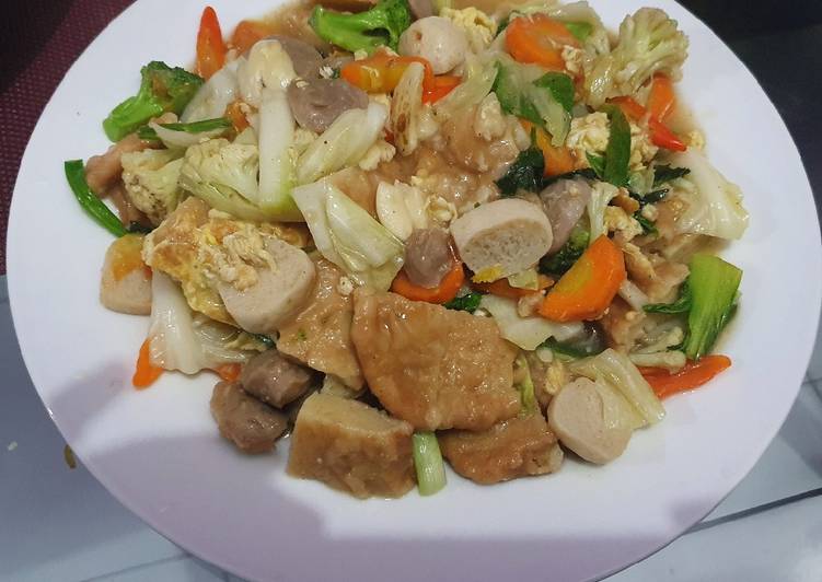 Resep Cap jay ala Chinese Food, Enak Banget