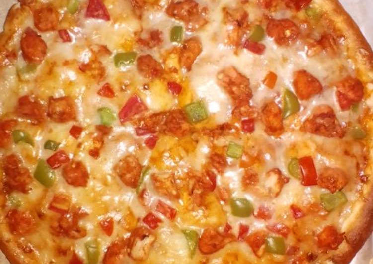 Recipe of Any-night-of-the-week Chicken Tikka pizza