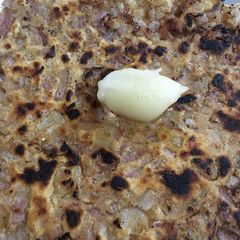 Onion paratha A picture of Onion paratha.