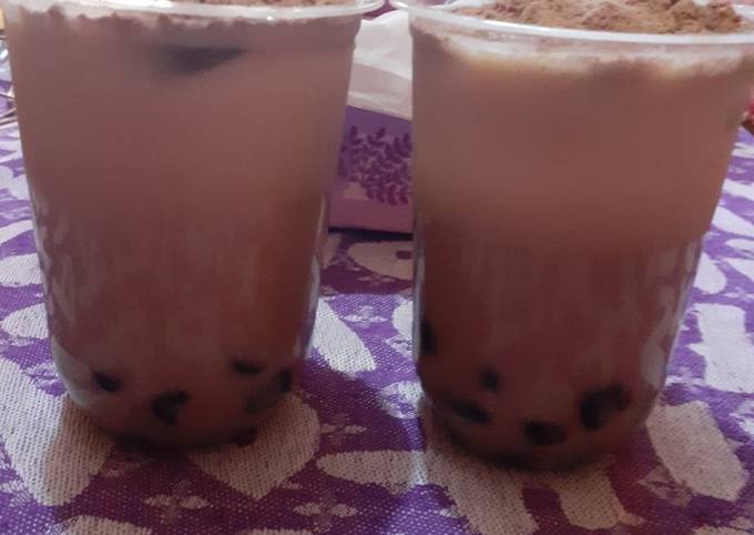 Minuman boba milo